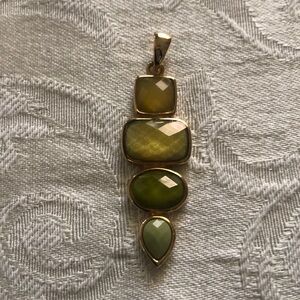 Pendant of gorgeous shades of green